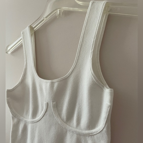 Good American Bodycon Underwire White Bustier Mini Dress Size 3/Large - Picture 5 of 10
